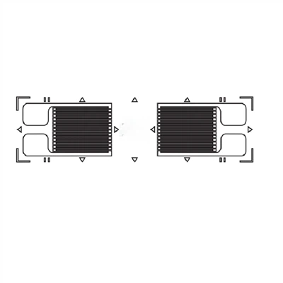 হাফ ব্রিজ ফয়েল স্ট্রেন গেজ 1000ohms
